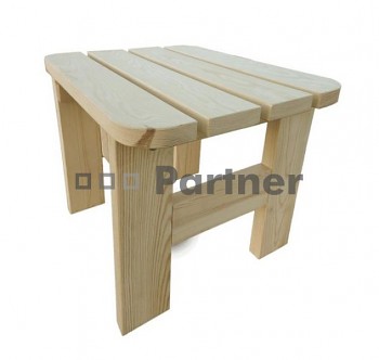 Masivní dřevěný zahradní nábytek (stolička z borovice) dřevo 32 mm
